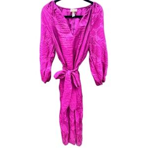 Elegant Pink Maxi Dress